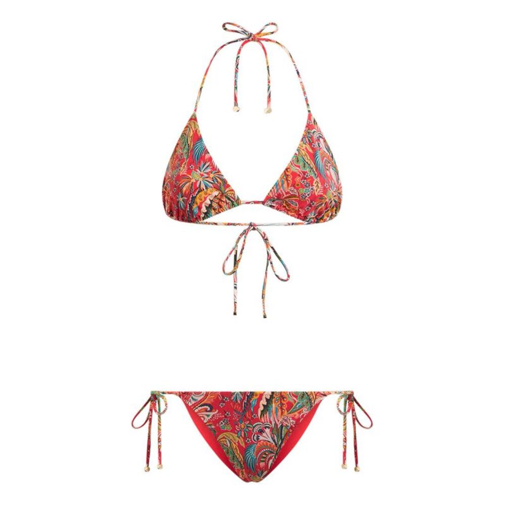 Etro Women Bikini With Paisley Foliage Motif